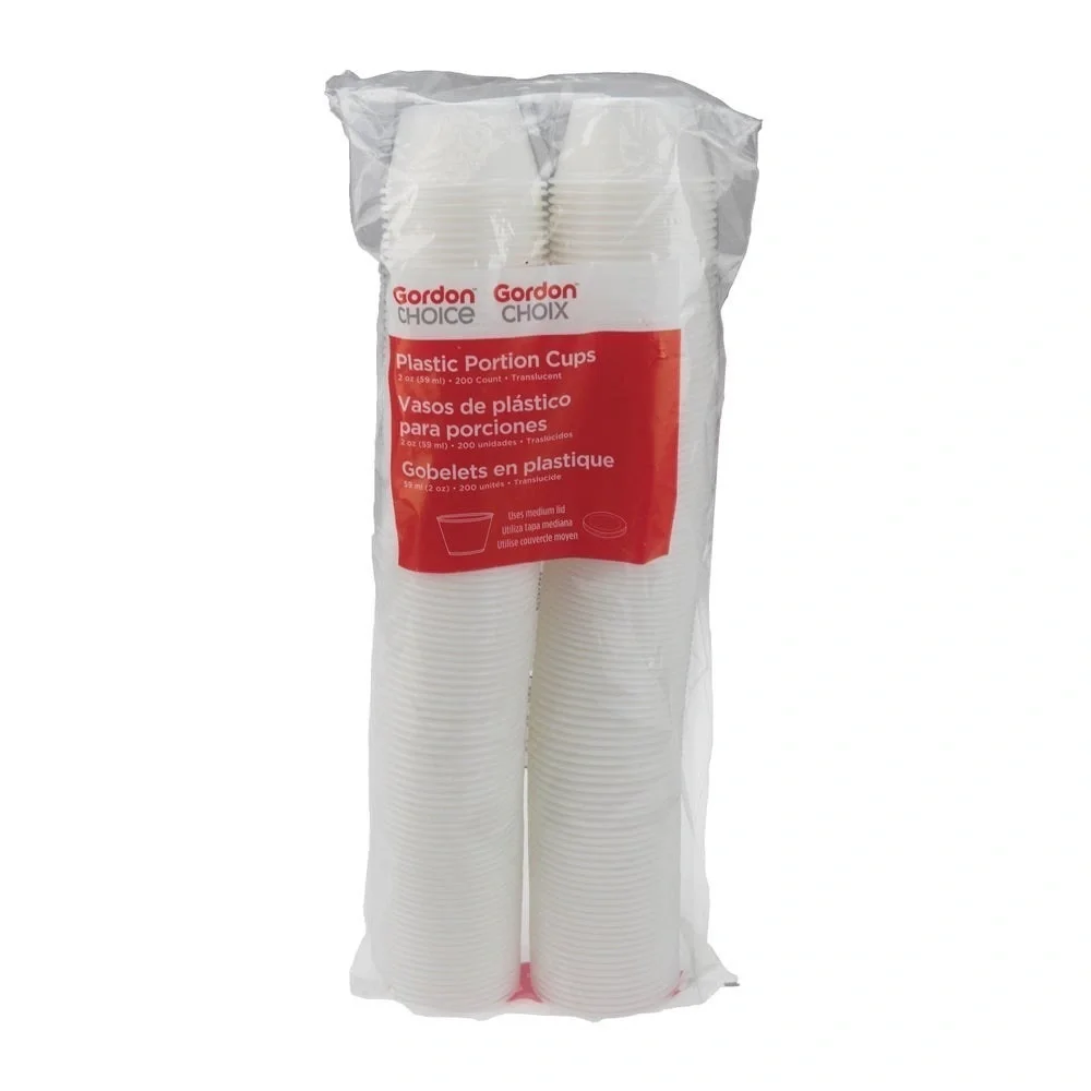 200ct Clear Plastic Portion Cups, 2oz